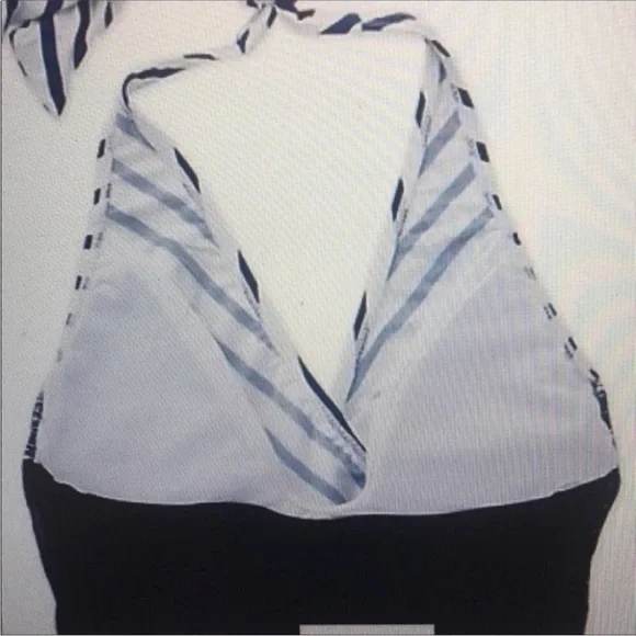 NWT LAUREN RALPH LAUREN blue one piece swimsuit Size 12 - Picture 4 of 12